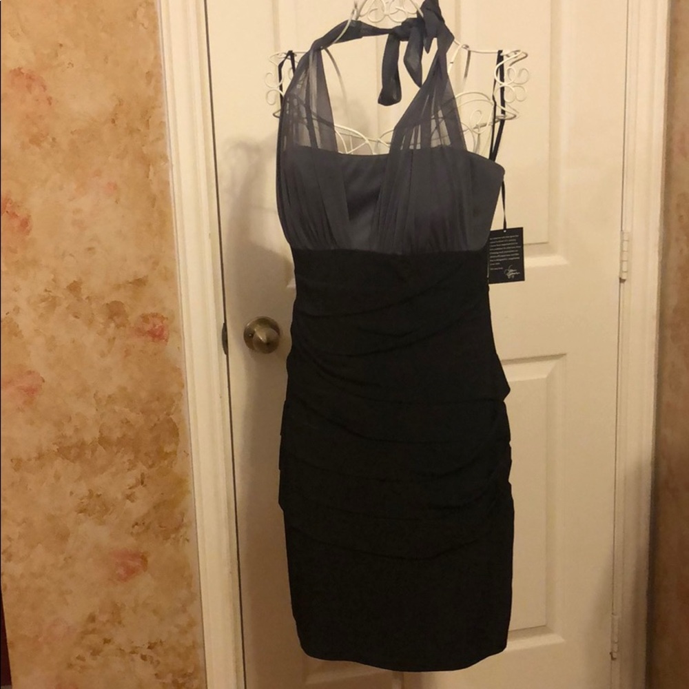 Women’s ruched halter dress